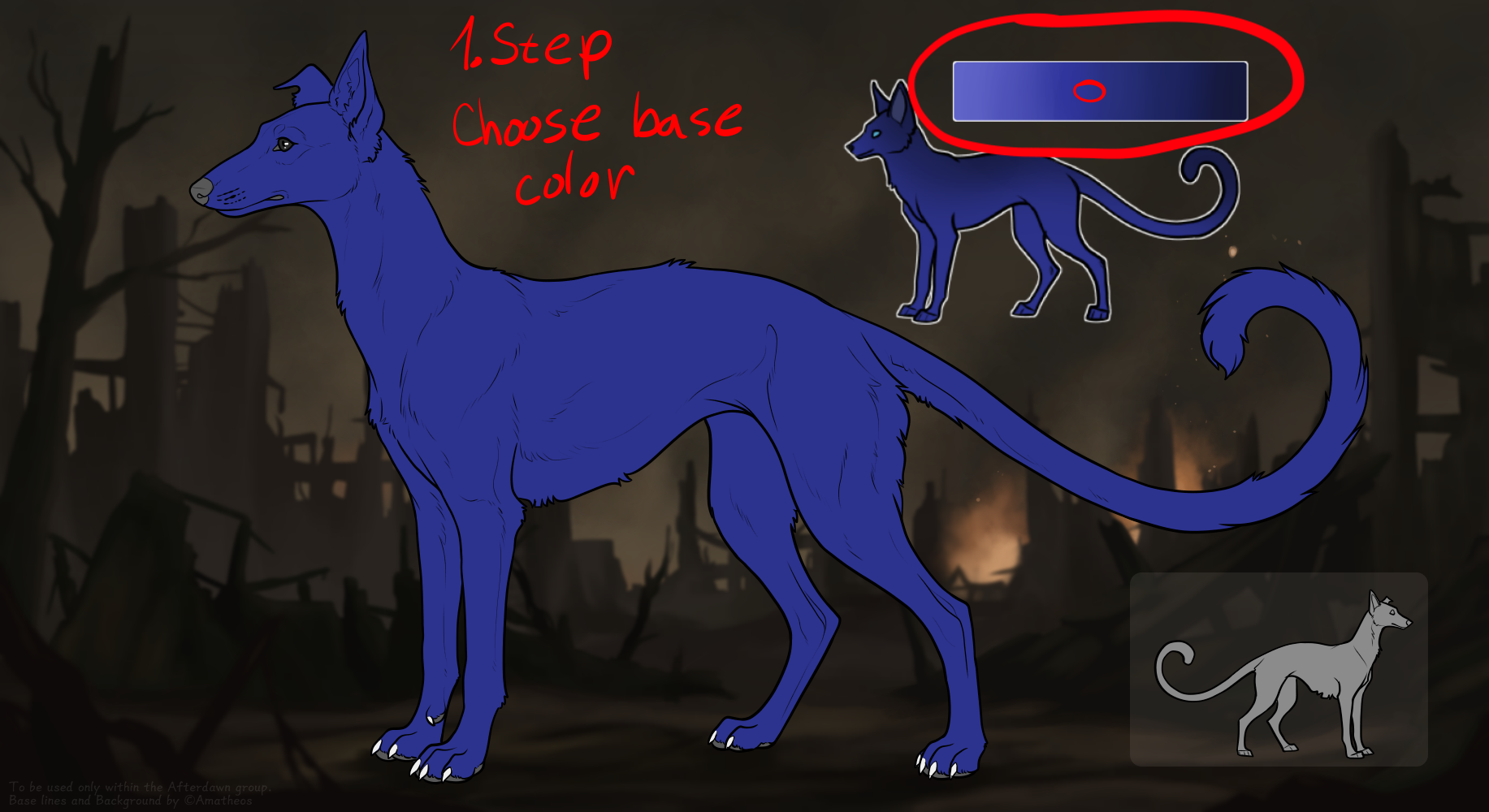 Step 1: Choose base color