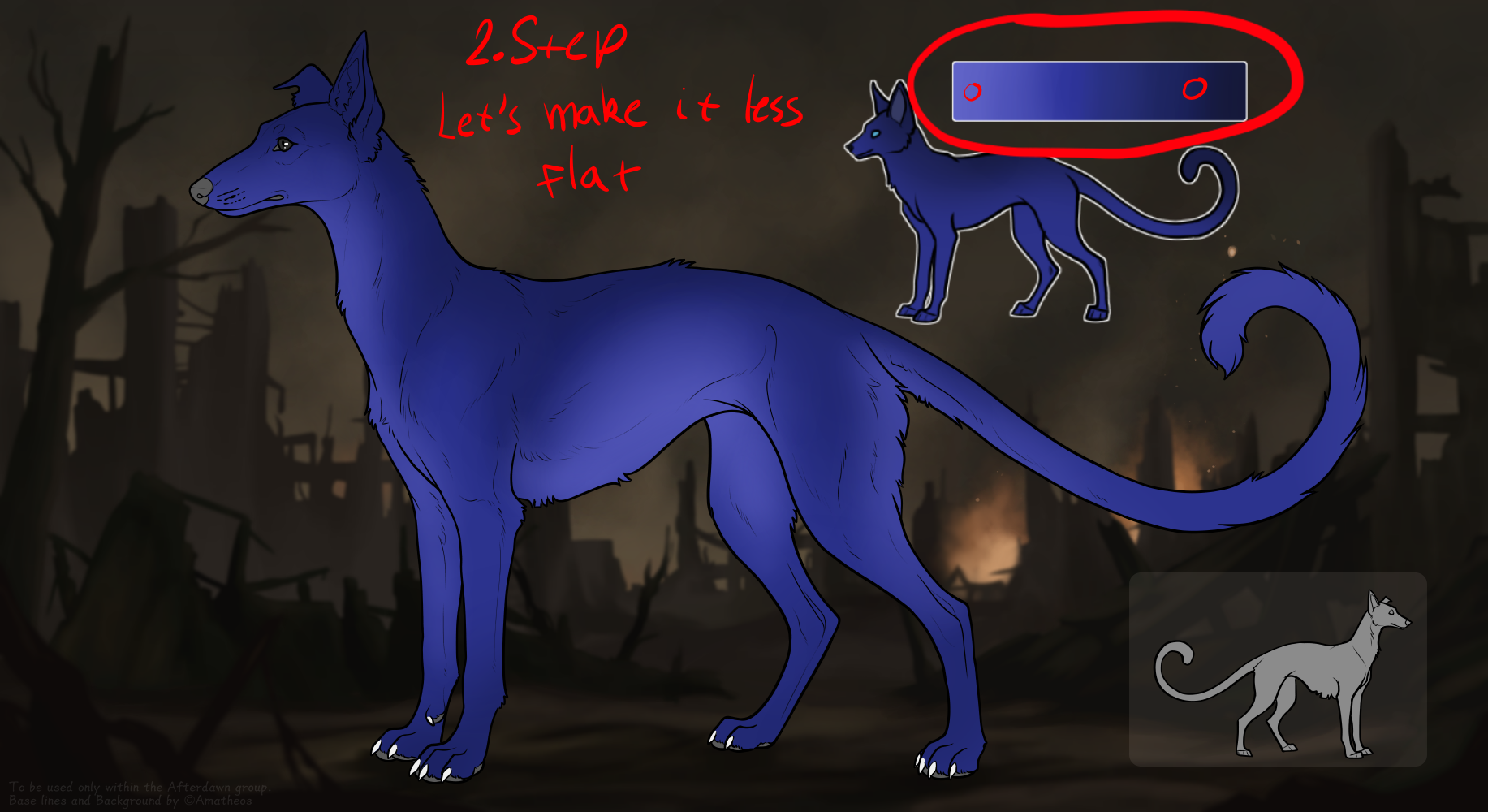 Step 2: Let's make it less flat